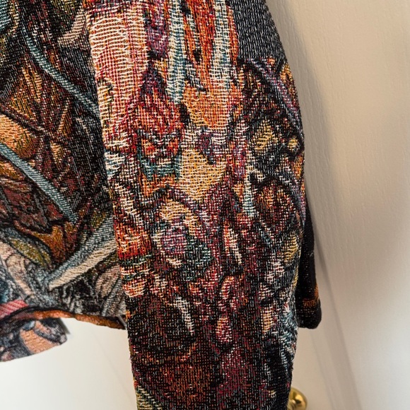 Artistic Urban Print Men's Lightweight Jacket - Picture 5 of 5